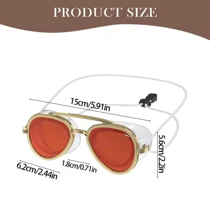 Adjustable Silicone Sun Protection Glasses - Outdoor Travel & Surfing Eyewear for Men and Women