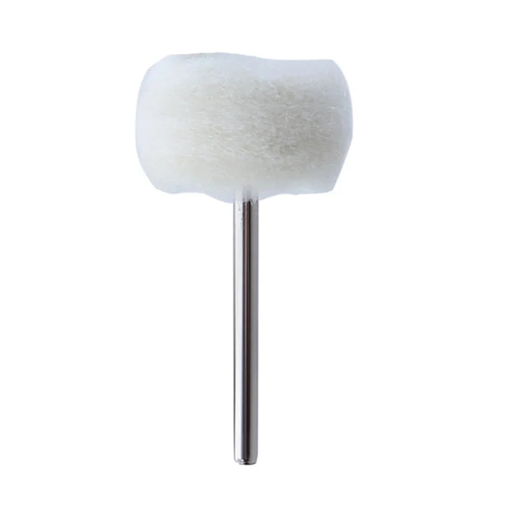 1-10pcs Mini 3mm Felt Polishing Brush – Sanding & Grinding Heads for Dremel Rotary Tool Jade Buffing