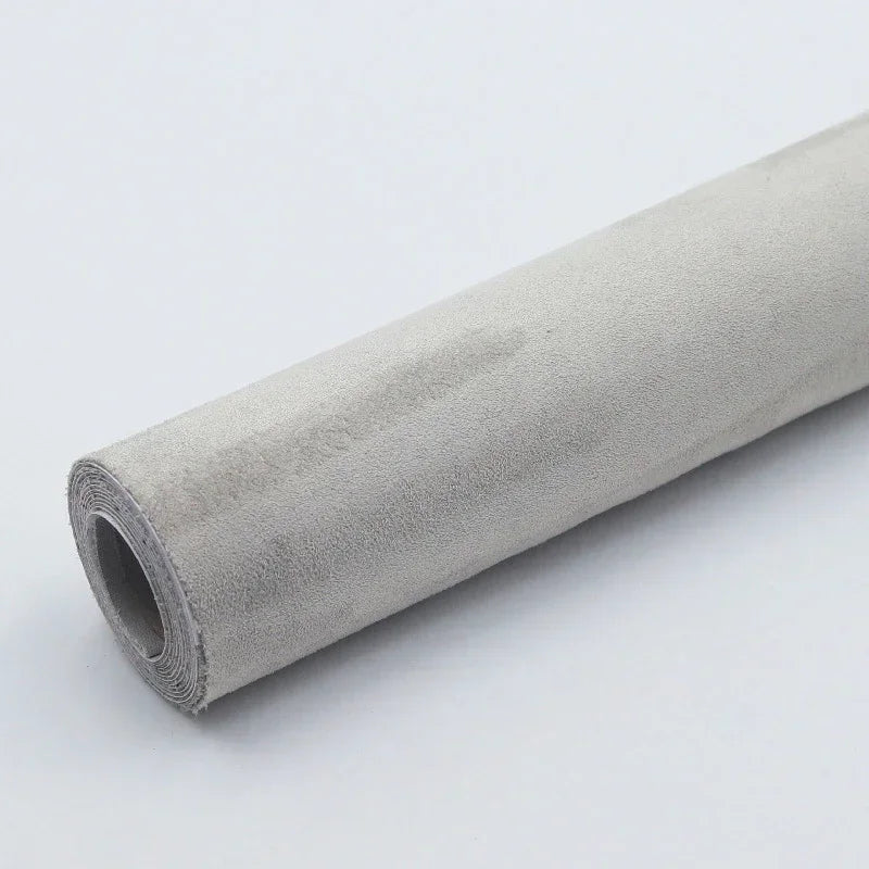 Self-Adhesive Suede Leather Fabric Roll - 50x300cm Velvet Cloth for Car Interior Modification, Door Panels, DIY Craft & Upholstery Projects