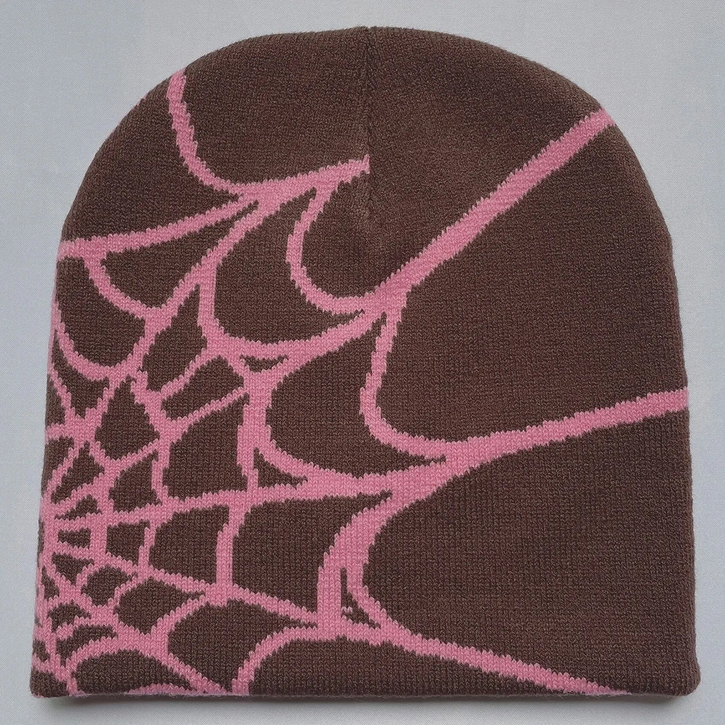 Y2K Spider Web Knit Hat - Unisex Outdoor Sports Fashion Beanie for Men & Women