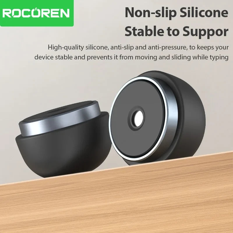 Rocoren Laptop Stand - Magnetic Mini Cooling Holder & Adjustable Support Bracket for MacBook Pro/Air