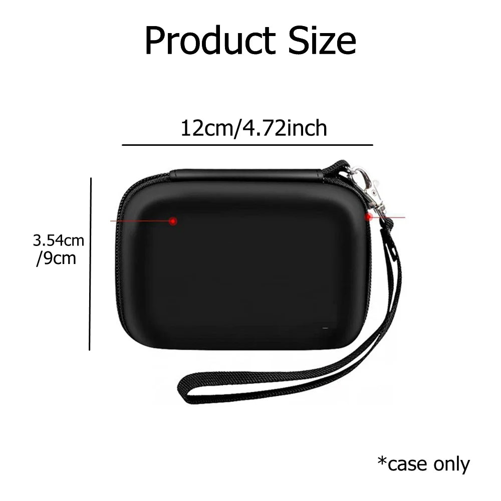 AbergBest Protective Carrying Case for Digital Cameras – Fits 21MP HD, 2.7" LCD, Rechargeable Kodak Pixpro & Canon PowerShot