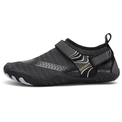 Men & Women Five-Finger Water Shoes – Quick-Dry Non-Slip Barefoot Aqua Sneakers for Swimming & Outdoor