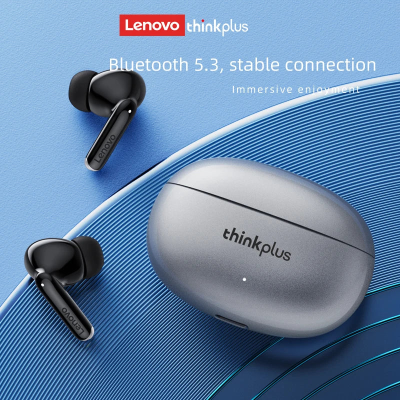 Lenovo Thinkplus XT88 In-Ear Bluetooth Earphones — Dual Mic, Stereo Noise Reduction, Bass HiFi Touch Earbuds