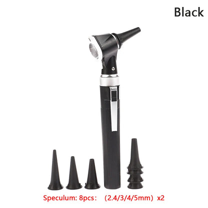 Professional Otoscope Diagnostic Kit – LED Endoscope for Ear Care, Portable Ear Cleaner with 8 Tips for Home & Doctor Use