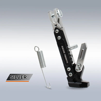 Motorcycle Kickstand Support — Universal Alloy Side Stand Bracket for Dirt Bikes & Motorbikes Tripod Foot Holder
