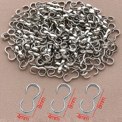 18K Copper-Plated Jewelry Clasps - 10/20pcs Thick Open Buckles for DIY Bracelet Making Accessories