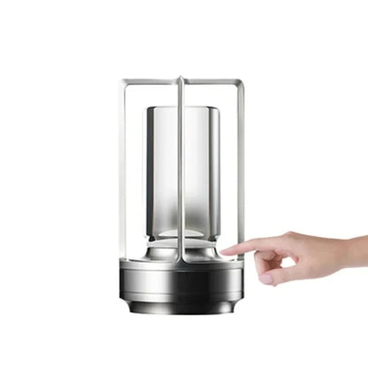Wireless LED Table Lamp – Rechargeable Touch Sensor Night Light for Restaurant, Hotel & Bedroom Decor