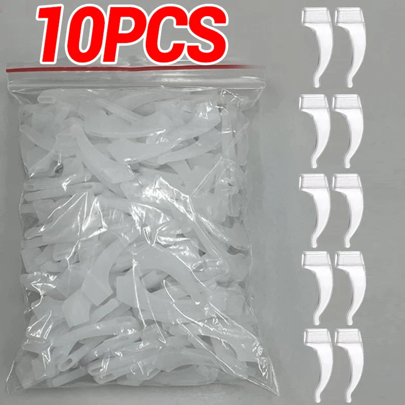 Anti-Slip Silicone Ear Hooks for Glasses | Elastic Eyewear Grip, Temple Holder & Fastener Accessories