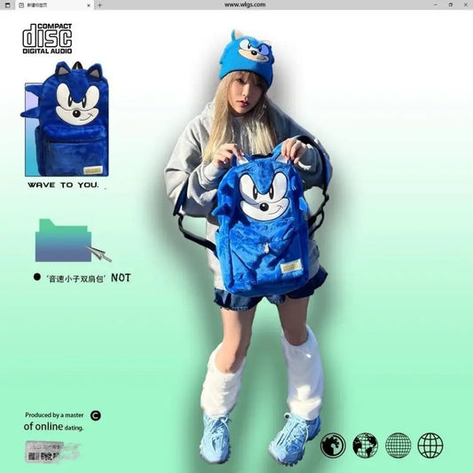 Pokemon Cartoon Plush Backpack - Large Capacity Student School Bag for Boys & Girls Kids