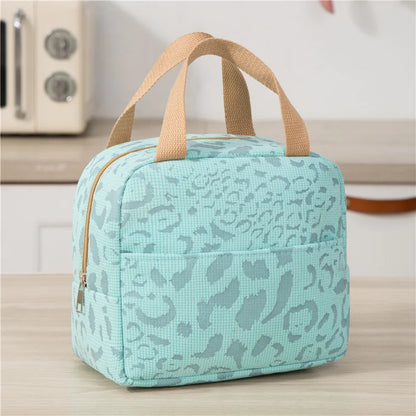 Ink Pattern Insulated Lunch Bag – Bento Box Picnic & Travel Cooler Tote