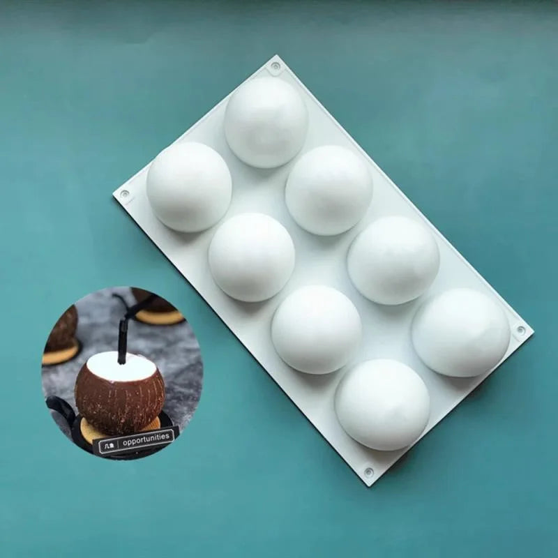 French Dessert 3D Lemon Silicone Mold – Cake, Brownie & Mousse Decorating Pastry Baking Tool