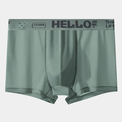 Men's Ice Silk Graphene Boxer Briefs – Breathable, Ultra-Thin, Comfortable Trunks Underwear