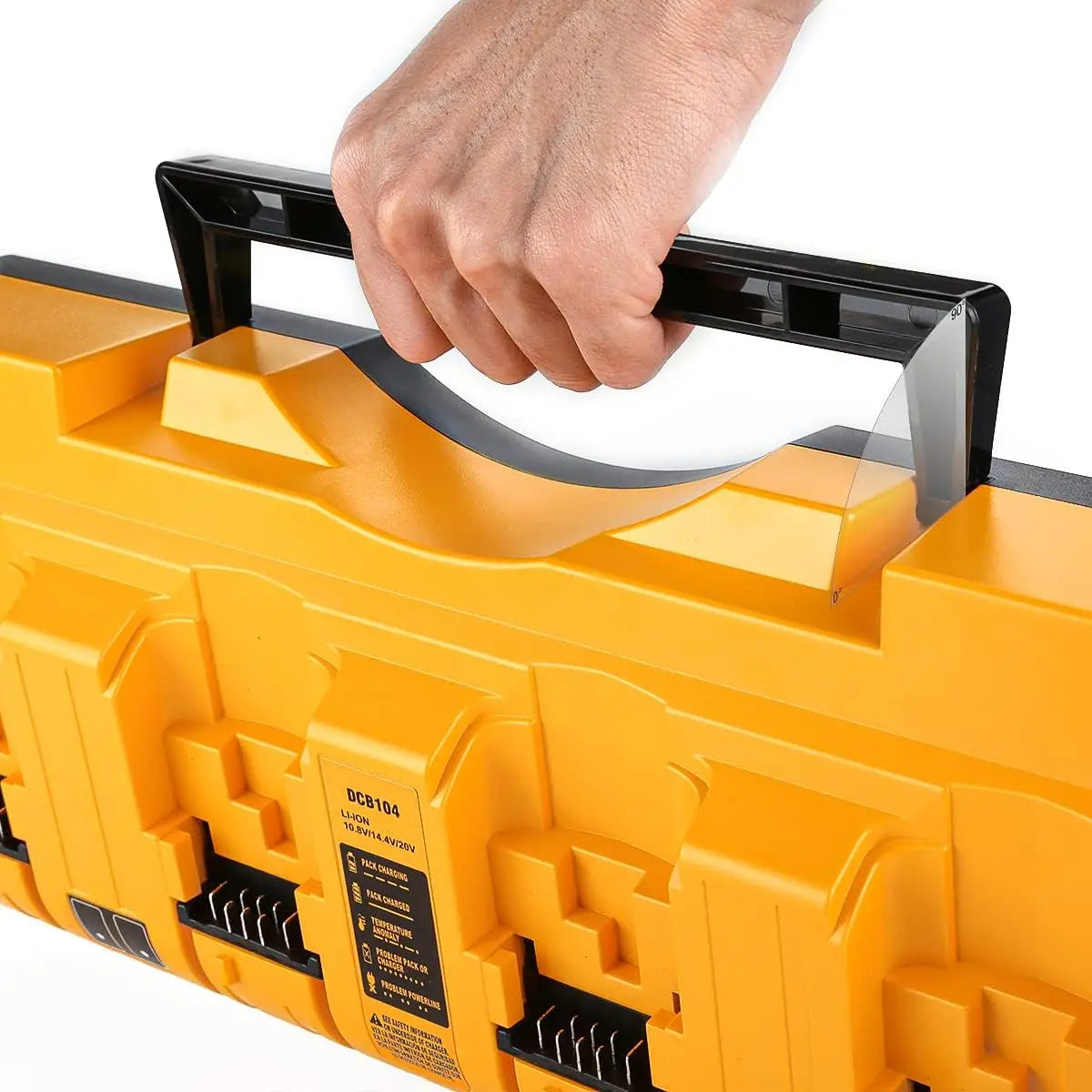 Replacement DEWALT DCB104 Battery Charger - 4-Port Fast Charging Station for 12V & 18V Batteries