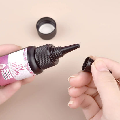 UV Epoxy Resin Glue - High Transparency Fast Drying Jewelry Making DIY Craft Adhesive 20g/50g/100g