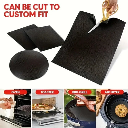 Multifunctional Grill Mat - Reusable High-Temperature Resistant Baking & Microwave Oven Liner for Easy Cooking