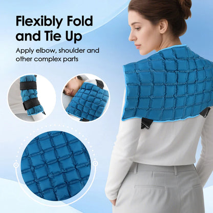 Self-Absorbent Ice Bandage — Reusable Hot & Cold Compress Pad for Arm, Leg, Knee, Ankle & Shoulder