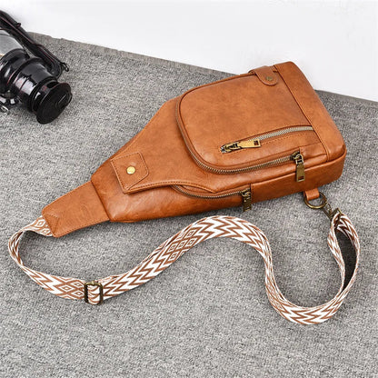 Waterproof Summer Crossbody Chest Bag for Couples – Unisex Small & Breathable Backpack