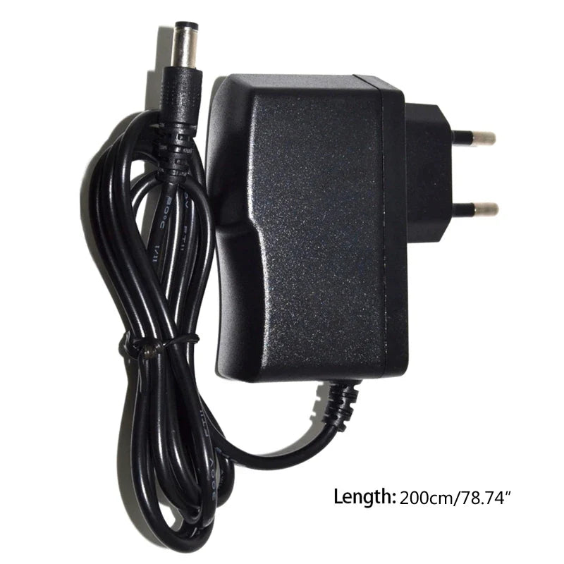 NES/SNES Universal Game Console Power Adapter — Anti-Lightning, Anti-Surge EU Plug Battery Supply Cord