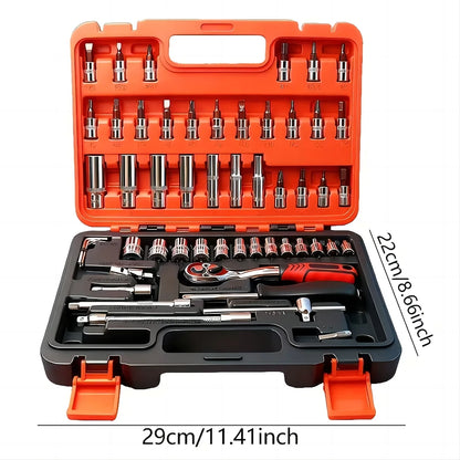 899-Piece Professional Tool Kit - Portable Multi-Function Toolbox for Home, Car Repairs & DIY Projects