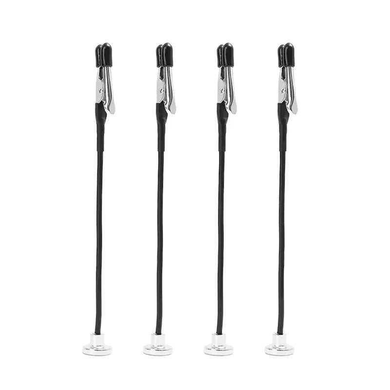 Soldering Third Hand Tool - Magnetic Base Flexible Arm PCB Holder with Alligator Clips for Electronics Repair Welding