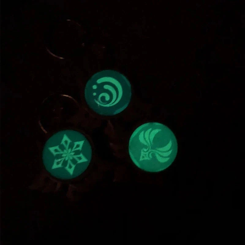 Genshin Impact Sumeru Vision Brooch Pins - Tighnari Collei Dori Nilou Element Badge Cosplay Lapel