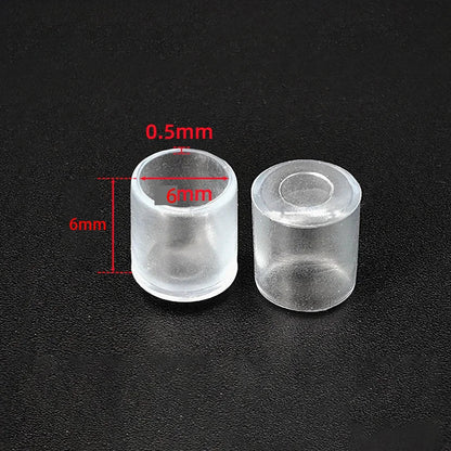 Transparent Silicone Furniture Leg Protectors - Round Chair & Table Foot Covers for Scratch Prevention