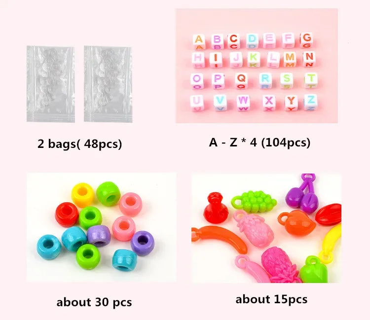 Creative Rainbow Loom Bands Set – Colorful DIY Rubber Bracelet Making Kit for Girls’ Crafts and Birthday Gifts