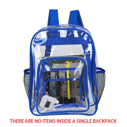 Transparent Shoulder Backpack | Unisex Large Capacity Waterproof Multifunctional Bag for Men & Women