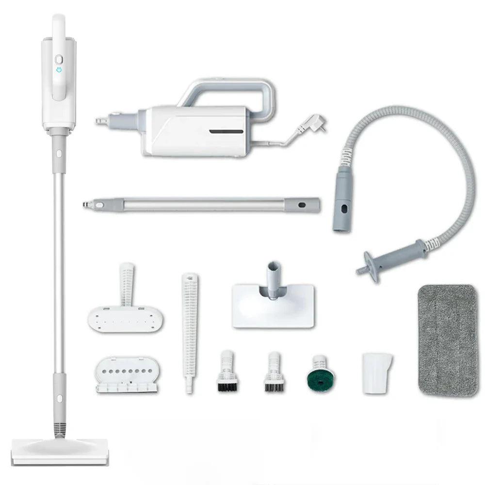 370ml Electric Steam Mop – 1500W Multifunctional Sterilization & Mite Removal Household Cleaner, 220V EU Plug