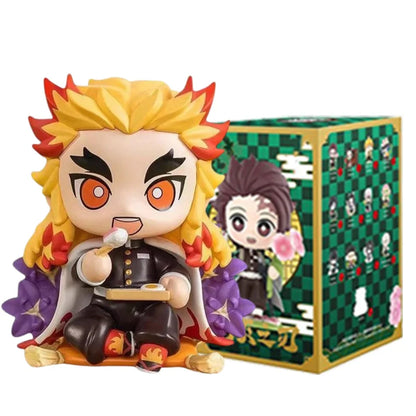 Anime Demon Slayer Blind Box Figures — 1-12pcs Tanjiro & Nezuko PVC Model Ornaments, Kids Christmas & Halloween Gift