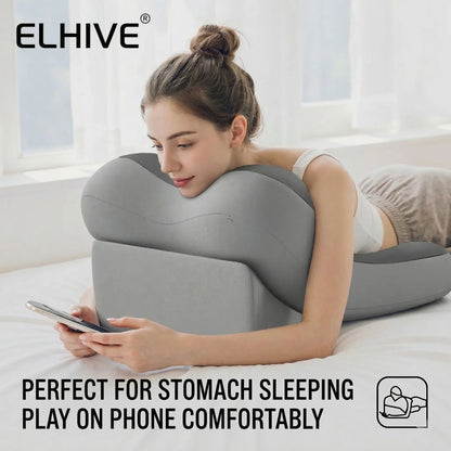 Adjustable Ergonomic Support Pillow - Back & Neck Comfort Cushion