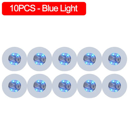 LED Coaster Sticker – Battery-Powered Luminous Glass & Bottle Pads for Bars, Parties, and Drink Decor