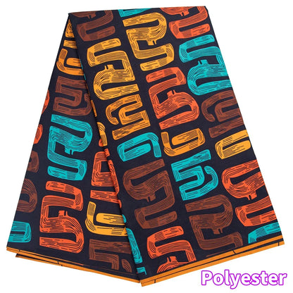African Ankara Wax Print Fabric by the Yard - High Quality Nigeria Party Dress Sewing Cloth