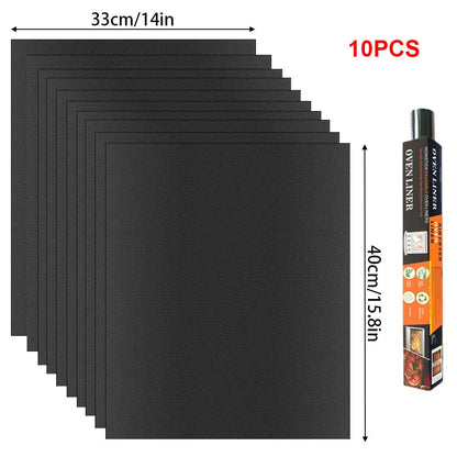 60x40cm Non-Stick BBQ Grill Mat - Heat Resistant Reusable Baking Sheet for Easy Cooking, Grilling & Outdoor Barbecue