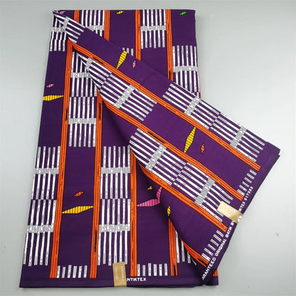 African Ankara Wax Print Fabric - 100% Cotton Nigerian Designer Pagne for Sewing, Party Dresses & DIY Patchwork