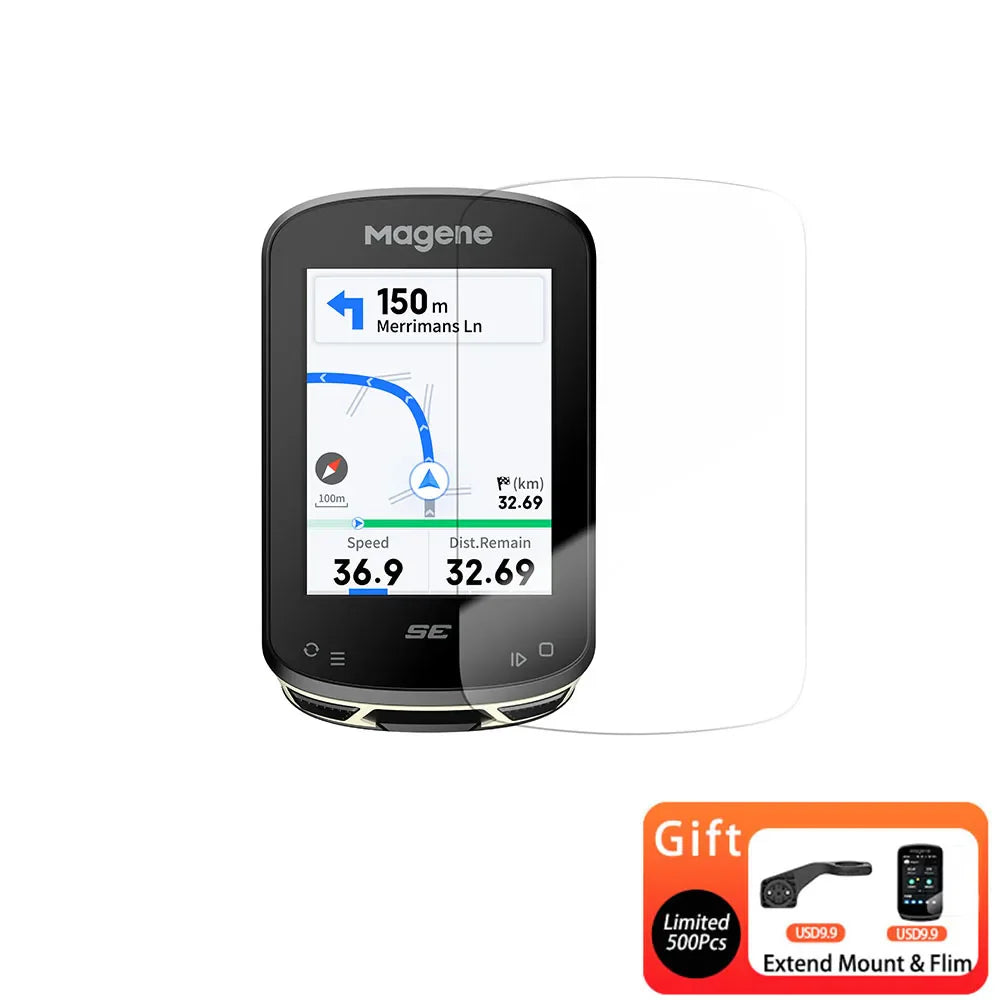 Magene C506 SE GPS Bike Computer - Navigation, WiFi, Bluetooth, Cycle Speedometer, Digital Stopwatch, 2.4 Odometer, Indoor Cycling