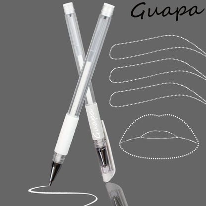 2PCS Eyebrow Marker Pen Set - Microblading Scribe Tools for Permanent Makeup, Tattoo Mapping & Beauty Preparation