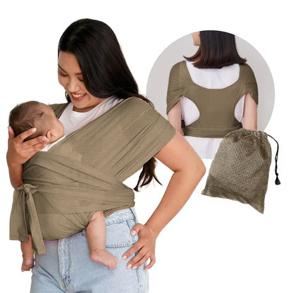 Minimalist X-Shaped Baby Sling - Multifunctional Easy Carry Wrap Towel Carrier for Children