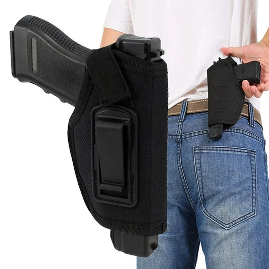 Tactical Concealed Carry Holster - Belt Clip Gun Holder for Airsoft, Hunting & Outdoor Use
