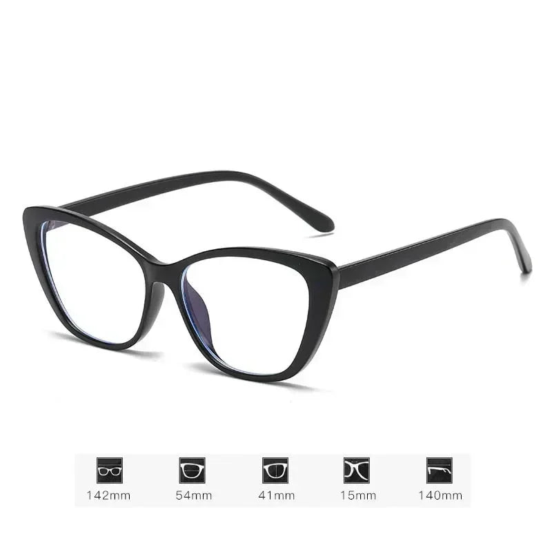 Cat Eye Reading Glasses for Women & Men – Ultra-Light Fashion Eyewear for Farsightedness, Diopter 0 to +4.0
