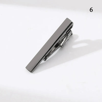 Men’s Fashion Tie Clip Pin - Metal Necktie Bar for Business, Wedding & Party Suit Accessories Gift