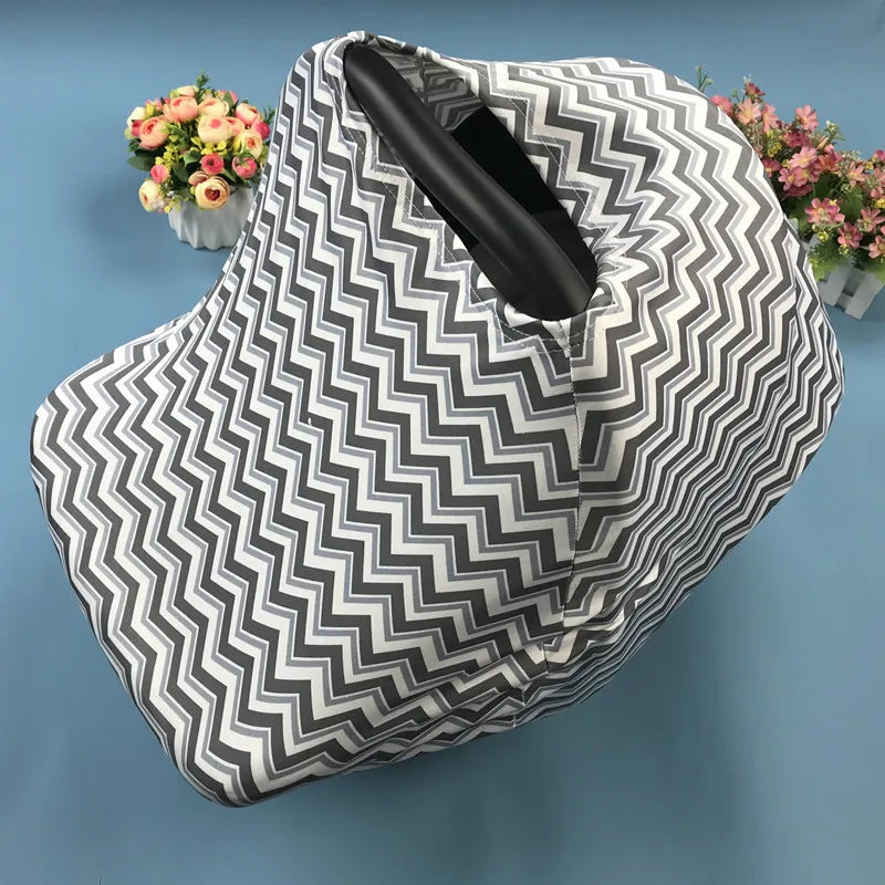 Baby Nursing Cover - Multi-Use Infant Car Seat Canopy Stroller High Chair Shopping Cart Privacy Cover