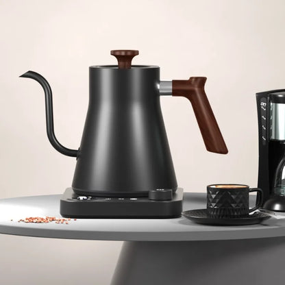 1200W Intelligent Electric Kettle - Gooseneck Hand Brewed Coffee Pot for Milk Powder & Precision Brewing