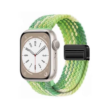 Nylon Braided Apple Watch Band - Durable Replacement Strap for Series 10/9/8/7/6/5/3 SE Ultra 49mm to 38mm