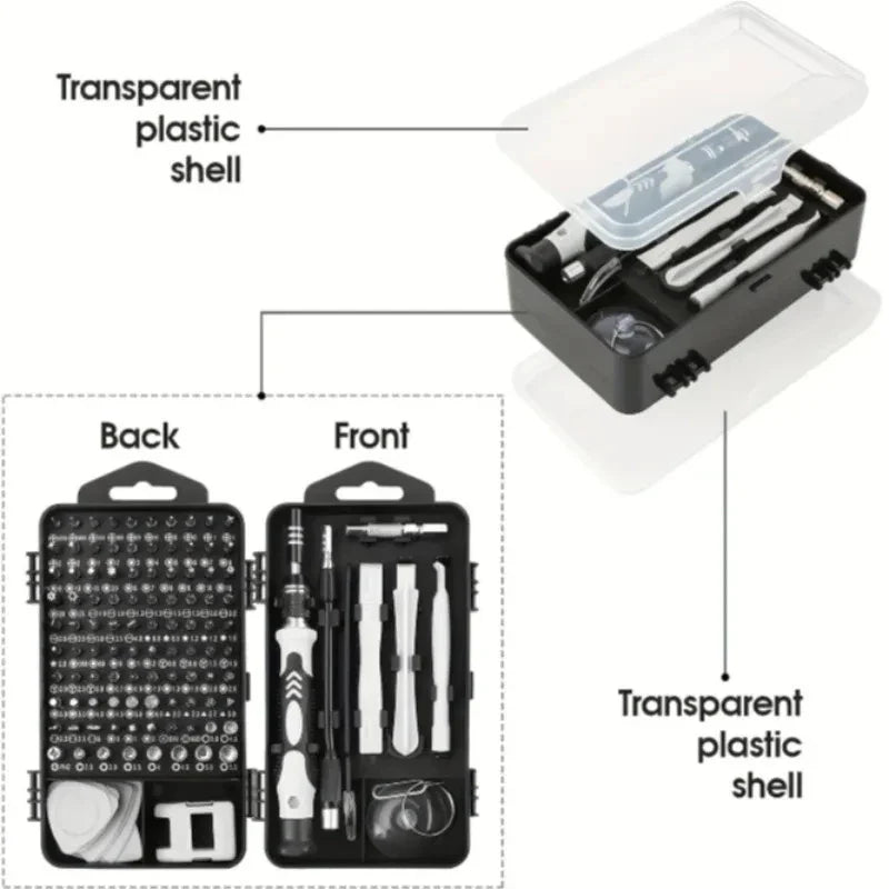 Precision Screwdriver Set - Mini Repair Kit with Torx & Triwing Bits for Computers, MacBooks & Laptops