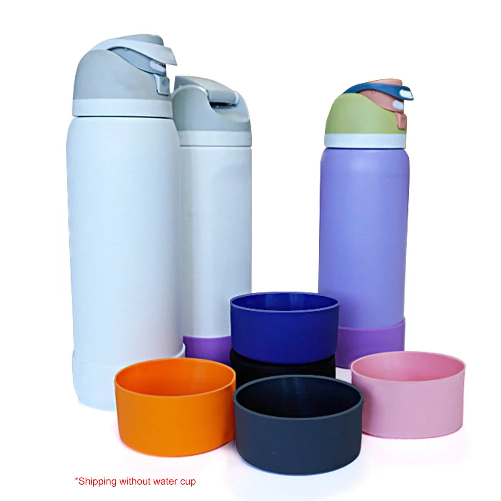 Silicone Water Bottle Boot – Anti-Slip Bottom Protector for Owala 32oz Flask Water Bottle