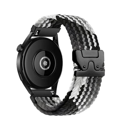 Braided Loop Watch Band – 18/20/22mm Parachute Style Strap for Garmin Venu/3/3S, Forerunner 265/265S/645, Samsung & Huawei GT Watches
