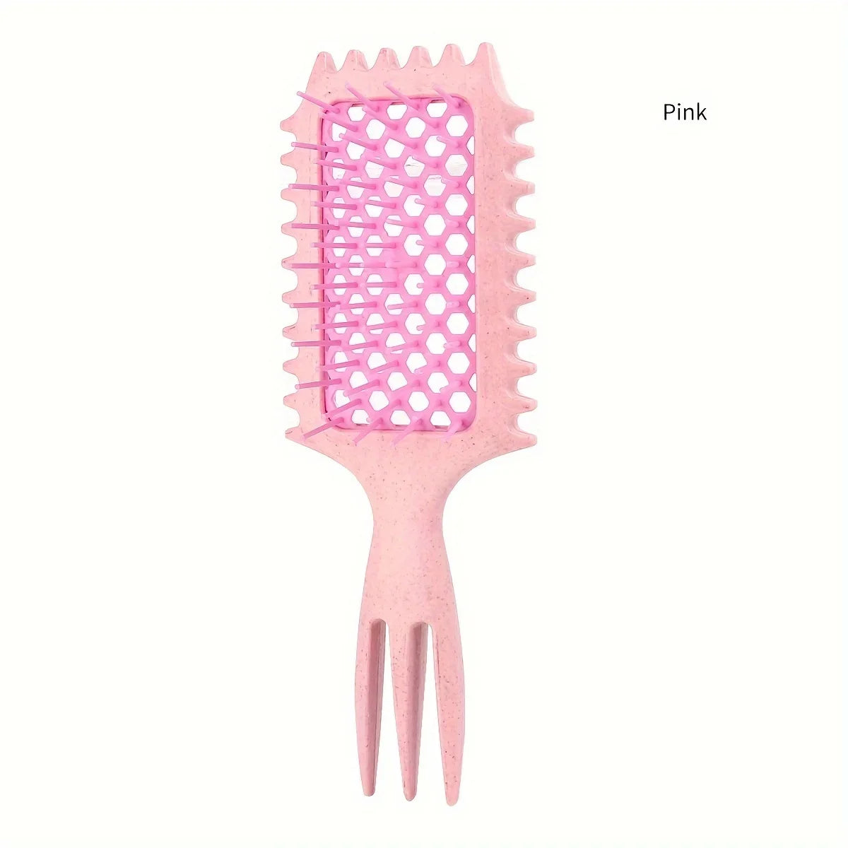 3-in-1 Hair Comb Set - Hollow Curl Enhancing Styling Comb with Massage & Parting Function