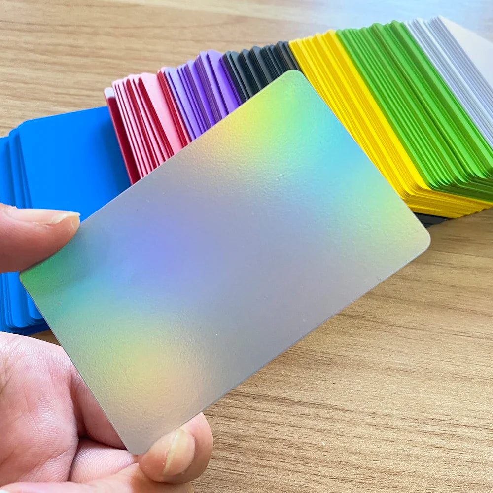 5PCS 13.56MHz NTAG215 NFC Cards – Colorful Blank PVC Smart Tap Business & Social Media Cards